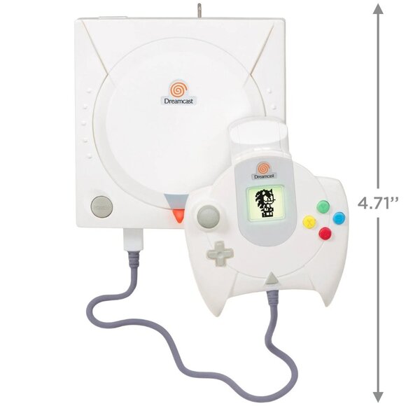 New! Sega Dreamcast Console Hallmark Keepsake Ornament 2023 +Light & Sonic Music - Picture 3 of 5